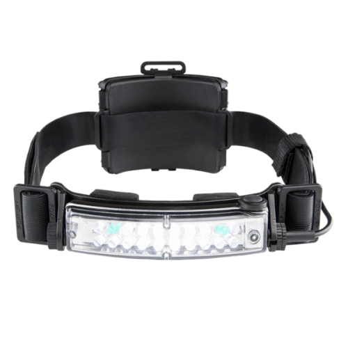 Command Sign Headlight Bunker Fire & Safety Command+ Tilt White & Green LED Headlamp / Helmet ...